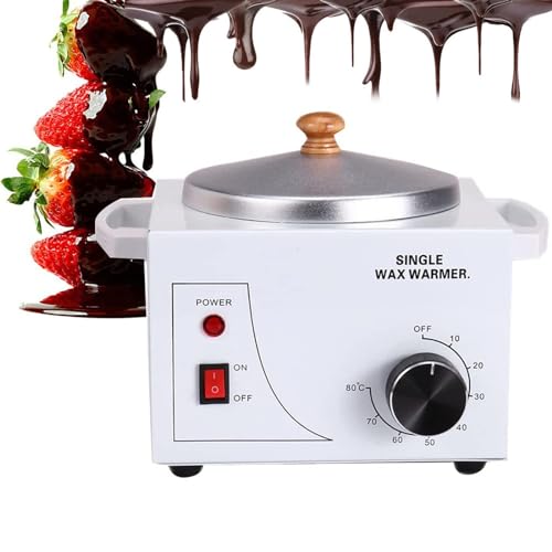 HEAXIY Pentola per Sciogliere Il Cioccolato, Macchina per Temperare Il Cioccolato con Temperatura Regolabile da 0 a 80 ℃, Riscaldatore Elettrico Macchina per Fonduta Riscaldante