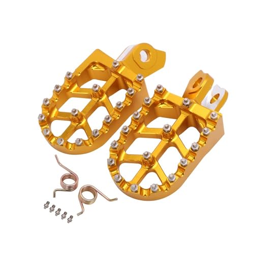 Pédales de moto RMZ 250 pour circuits de cross - Repose-pieds cadre tout-terrain 10-19