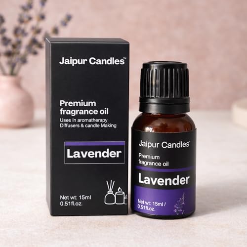 Image of Fragrance Oil | 15 ml | Aroma Oil for Home Fragrance | Best for Aromatherapy | Use in Diffusers, Candles, Air Fresheners (15ML, Lavender)