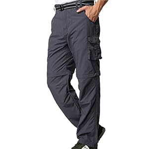 Jessie Kidden Mens Hiking Cargo Trousers Convertible Quick Dry Lightweight Zip Off Outdoor Fishing Travel Safari Walking Pants