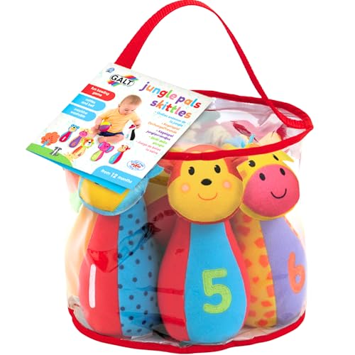 Galt Toys, Jungle Pals Skittles, Baby Activity Toys, Ages 12 Months Plus
