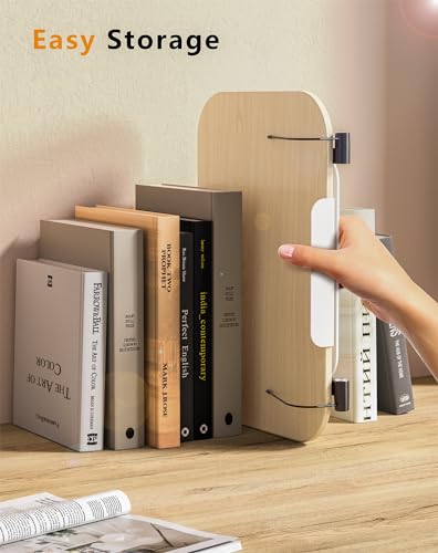 Amasrich R04 Book Stand For Reading, Adjustable Holder With 360° Rotating Base & Page Clips, Foldable Desktop Ricer thumb #7