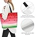 GVGOAGL Novelty Fruit Cute Watermelon Tote Bag For Women, Large Waterproof Shoulder Bags Big Foldable Reusable Grocery Handbag For Travel Shopping Gym Sport Picnic Work Beach