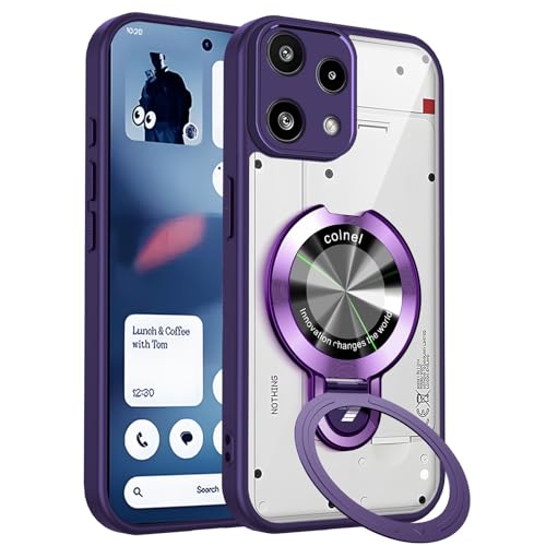 Summitxc �X�}�z�P�[�X nothing phone3a lite �p�̃P�[�X Phone (3a) lite �p�̃N���A �J�o�[ �ϏՌ� �P�[�X �����O�t�� �X�^���h�@�\ �^�t�Ŋ�� �l�p�ی� �w�ʃJ�o�[[an-24nx1822][�p�[�v��]