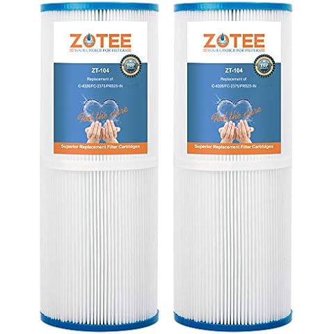 ZOTEE PRB25-IN Spa Filter Cartridge Compatible with C-4326,Darlly 42513,Guardian 413-106,Filbur FC-2375,Pentair R173429,3005845,17-2327,100586,33521,25392,817-2500,Hot Springs Spa Filters,2 Pack Cover
