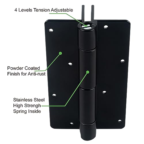 Gudwells GW007 Aluminum 5 3/4 Inch Self Closing Metal Safety Gate Hinge thumb #1