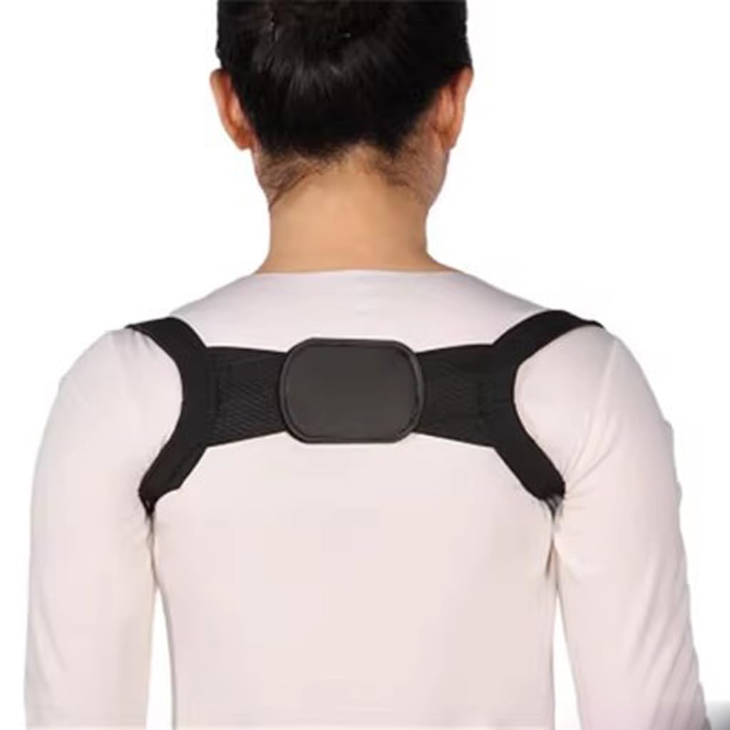 Adjustable Back Posture Correction Belt with Clavicle, Support Fixed