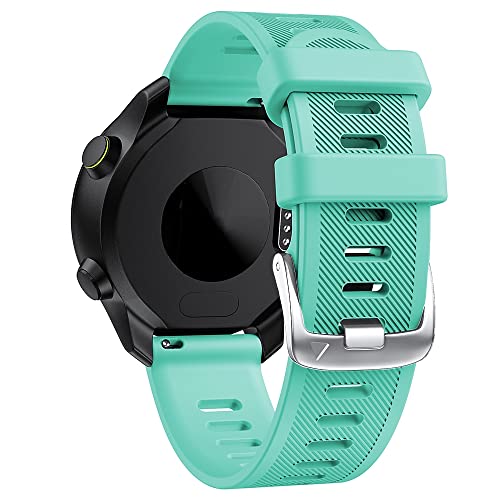 [NWHKQSHSZ] 20mm Silicone Watchband Strap For Vivoactive 3 Sport Wristband For Forerunner 645 245 245M 158 S40 Venu Watch