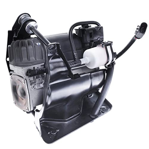 Frankberg Luftfederung Kompressor Mit Halterung Kompatibel mit XJ X350 X358 2.7L-4.2L Stufenheck 2003-2009 Replace# C2C22825