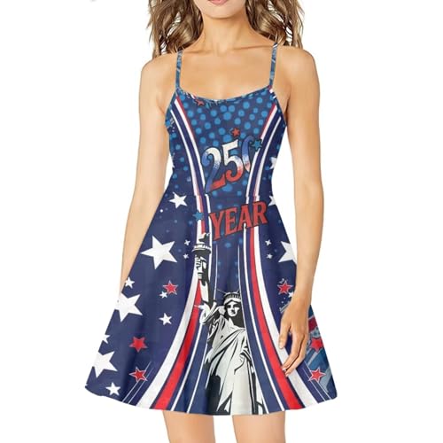 Image of Coloranimal Women's Summer Sleeveless Casual Swing Dresses with Loose Fit Beach Sundress