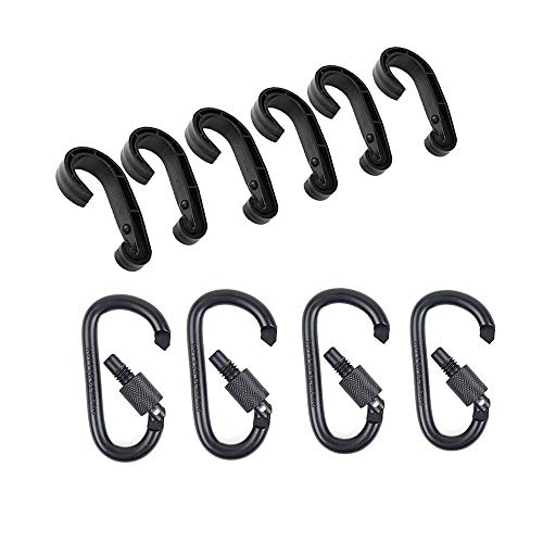 Hook for Cargo Net Hook Replacement Pack of 10, Fit for Car Roof Net, Truck Bed Net