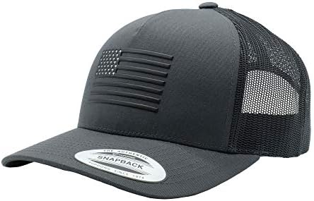 The Pride American Flag Hat Men Women Trucker Baseball Snapback Premium Patch Designed in USA (Ch-Ch-Matte)