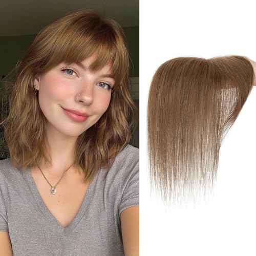 S-noilite Hair Toppers for Women Real Human Hair, 8 *