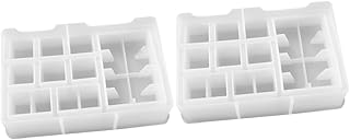 SEWACC 2 Pçs Caixa De Armazenamento Molde De Armazenamento De Cosméticos Molde De Silicone Moldes De Silicone Para Resina Batom Titular Molde De Batom Resina Moldes De Silicone Mão Molde