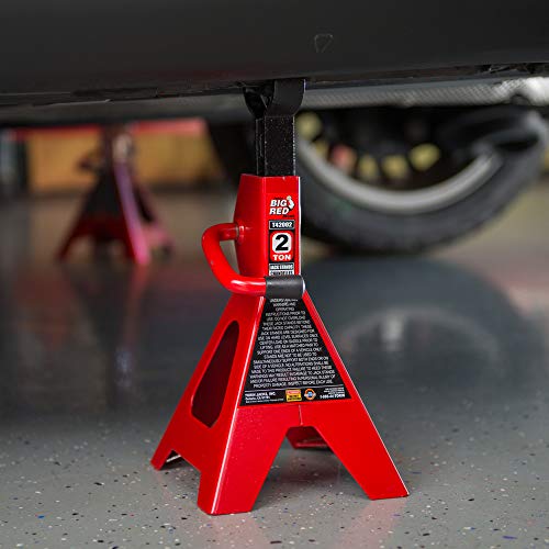 Big Red T82001S Torin Hydraulic Trolley Service/Floor Jack Combo With 2 Jack Stands And Blow Mold Carrying Storage Case thumb #6