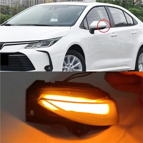 Luces señal giro dinámicas espejo retrovisor Toyota Corolla Hatchback 2020 5