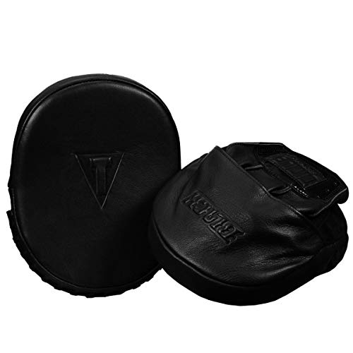 TITLE Boxing Black Punch Mitts 2.0, Black - Boxing Pads, Muay Thai Pads, Punching Mitts, Focus Mitts, Boxing Equipment, Punching Pads, MMA Equipment, Kickboxing