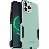 OtterBox iPhone 12 and iPhone 12 Pro (Only) – Commuter Series Case – Thin, Dual-Layer, Pocket-Friendly, Port Cover – Teal/Black