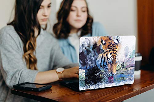 Image of Galaxsia Tiger PAINTINGLaptop Skin /Sticker /Cover /Decal Compatible for Any 15 inch-15.6 inch Inches Laptop (Hp /Dell /Sony /Acer /Lenovo /Asus. Etc) Or Notebook.