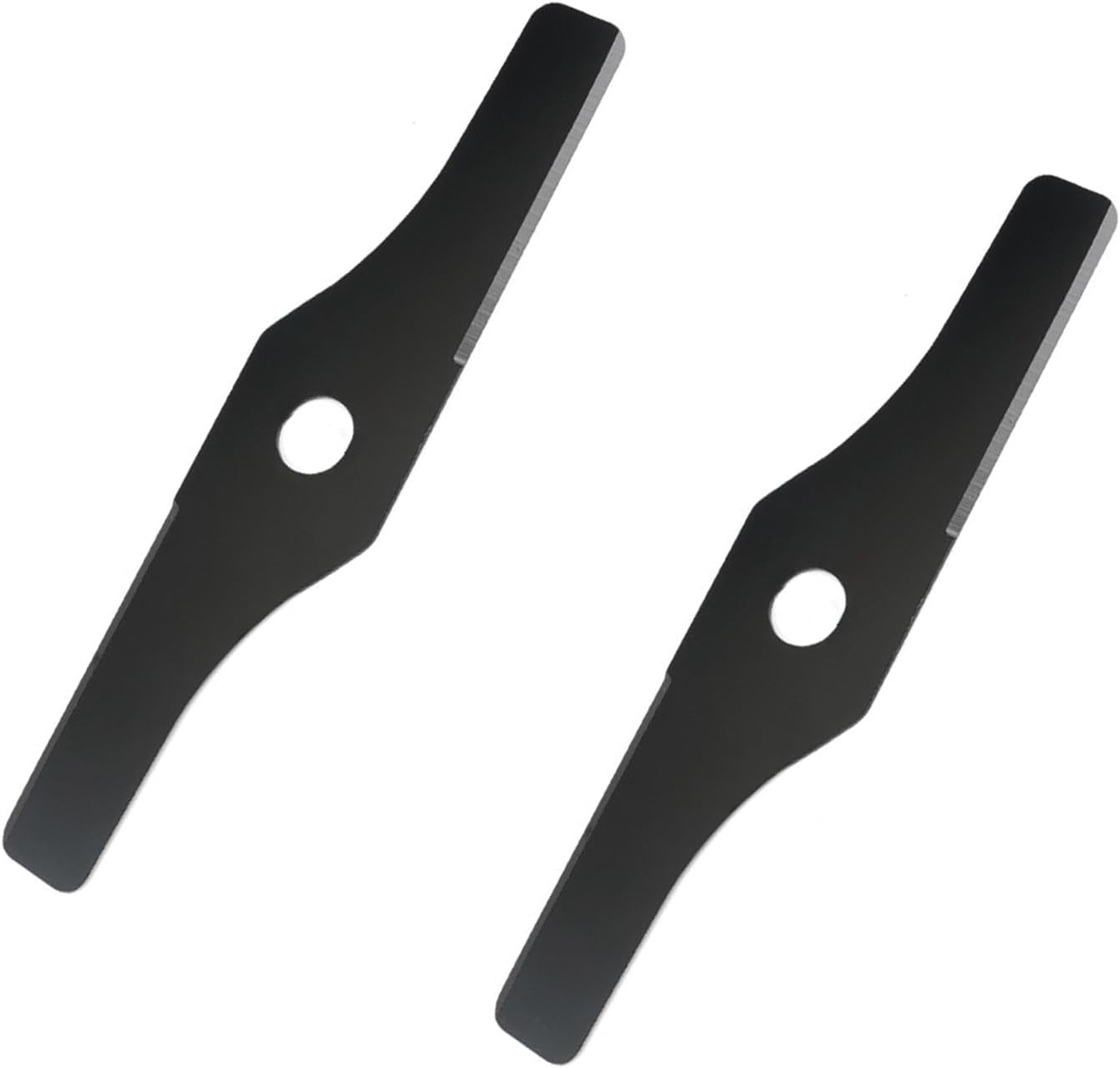 2 Pcs Brush Cutter Trimmer Blade 12.59in Trimmer Weed Eater Blade Heavy Duty Weed Wacker Replacement for Cutting Small Shrubs, Weeds, and Twigs