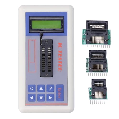 Tester de Circuito Integrado TSH  06F: Probador IC Multifunción con Más de 1300 Modelos de Chips, Identificación de Transistores Automáticos, Modos de 5V/3.3V/auto, Diseño