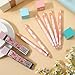 Molain Pink Mechanical Pencil Set, 6PCS Cute Mechanical Pencils 0.5mm with 200PCS HB Pencil Refills School Supplies Back to School Gift Mechanical Pencils for Kids Girls Writing Drawing Sketching