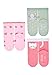 Produktbild Sterntaler Mädchen Söckchen, Maus-/Katzen-Motiv, 3er-Pack, Alter: 12-24 Monate, Größe: 19/22, Hellgrün/Rosa