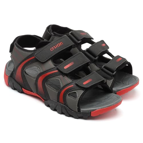 Image of ASIAN Mens VISTARA-20 Casual Sandals with adjustable velcro closure for easy wear with flexible fitting and trendy and stylish looks ideal for everyday use for mens as well as boys