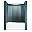 Black Finish, Clear Glass