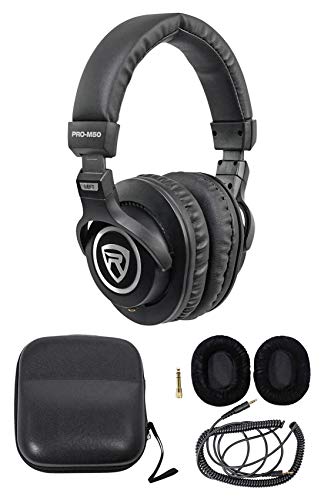 Rockville (1) PRO-M50 Studio�w�b�h�t�H���A���O���\�ȃR�C���P�[�u���A�P�[�X�A�\���̃C���[�p�b�h�t���B