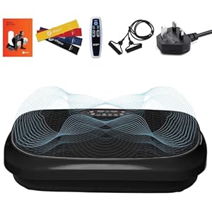 LifePro Vibrating Plate Exercise Machine for Home & Travel, Compact Full Body Vibration Plate for Weight Loss, Muscle Recovery, Toning & Fitness, 118 kg Capacity