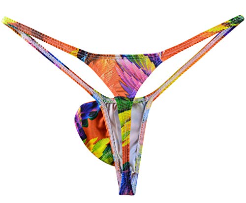 Man's G-String Bulge Pouch Thong T-Back Underwear WSS423