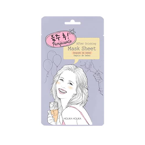 Holika Holika - After Mask Mascarilla After Drinking, Translúcido, 1 unidad Cover