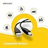 BRENDAZ 1ft. USB Cable Compatible with Samson G-Track Pro USB Microphone & C01U Pro USB Condenser Mic (1-Feet) #4