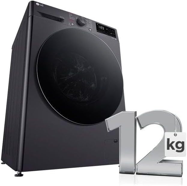 Lava e Seca Smart com Inteligência Artificial AIDD 12Kg LG VC5 CV3012MC5 Titanium (220, Volts)