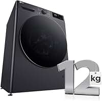 Lava e Seca Smart com Inteligência Artificial AIDD 12Kg LG VC5 CV3012MC5 Titanium (127, Volts)