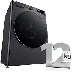 Lava e Seca Smart com Inteligência Artificial AIDD 12Kg LG VC5 CV3012MC5 Titanium (127, Volts)