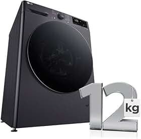 Lava e Seca Smart com Inteligência Artificial AIDD 12Kg LG VC5 CV3012MC5 Titanium (127, Volts)