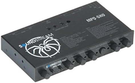 Soundstream MPQ-5XO Parametric EQ with Crossover and Sub Volume .5 Din