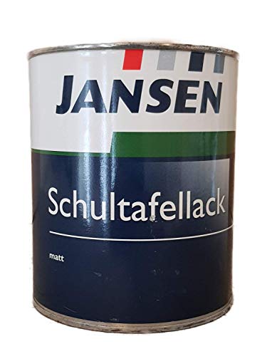 Jansen - Barniz para pizarra escolar (0,75 L), color verde