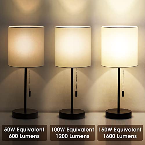 Briignite Led 50 100 150W Equivalent, 3 Way Light Bulbs, Three Way A19, E26 Medium Base, Warm White 3000K, 500Lm-1000Lm-1500Lm, 2Pack #TOP4