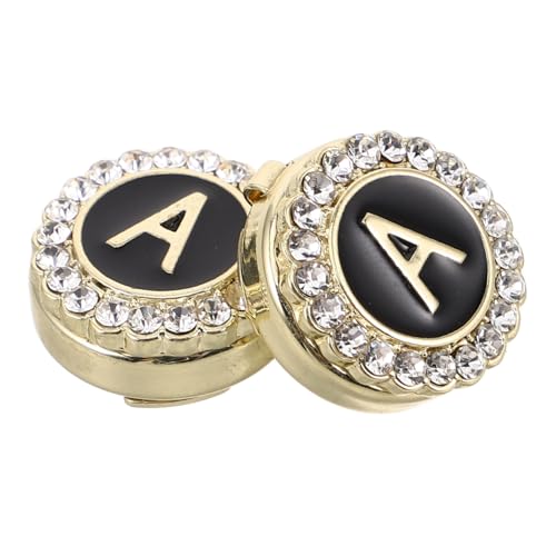 VALICLUD 1 Par Gemelos Letras Pendientes De Perlas Pulseras Punk Pulseras De Accesorios Accesorios De Cómoda Para Armario Pulseras De Joyería Golden Aleación De Zinc