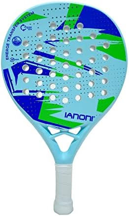Junior Paddle Tennis Racket Carbon Fiber Surface with EVA Memory Flex Foam Core Junior Kids Padel Racquet (S-PR8100JR)