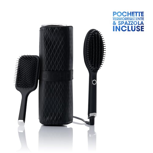 ghd Glide Gift Set - Include spazzola lisciante, spazzola piatta e custodia resistente al calore - Per risultati lisci, lucenti e senza crespo - Per tutti i tipi di capelli - 3