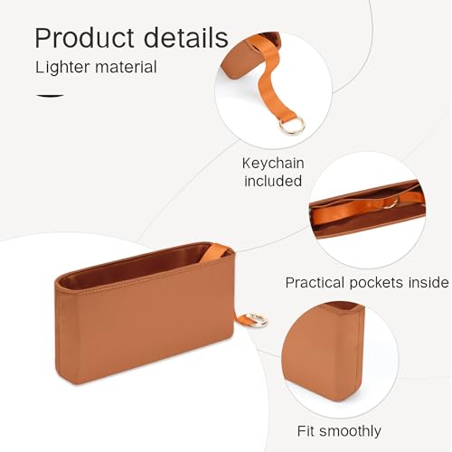 Image of Constance Bag Insert Organizer For Hermes(24singlegusset,Gold)