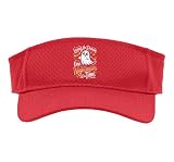 Living The Dream One Nightmare At A Time Sport Sun Visor, Adult, One Size, Red