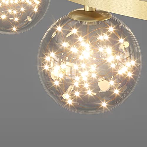 Lustre suspension LED dimmable à télécommande pour salon et chambre - 6