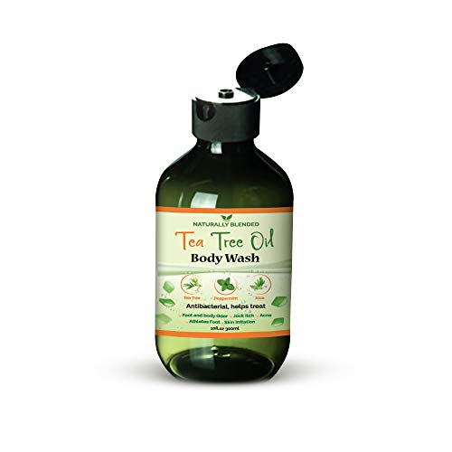 Tea Tree Oil and Mint Body Wash for Body Odor Athletes Foot