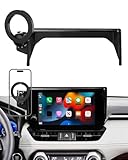 PZK Car Phone Holder for Toyota RAV4 2019 2020-2023 2024 2025 Hybrid LE/XLE/Premium Accessories 7/8-Inch Screen 360° Rotation Phone Mount Compatible with Magsafe Not Affect Vent (Not fit 9/10.5 inch)