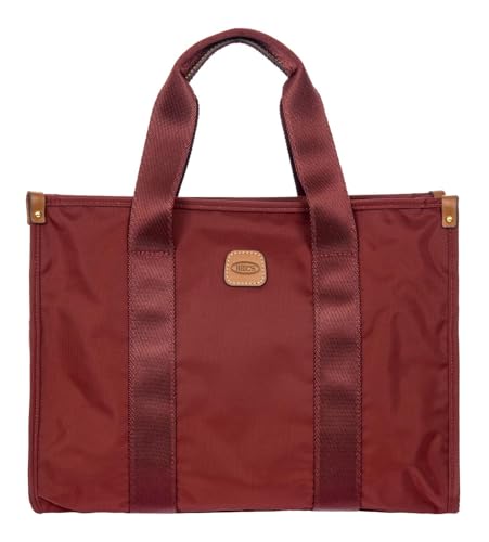 Image of Bric's handbag cross body bag with laptop compartment X-Collection Opera Bag Bordeaux burgundy